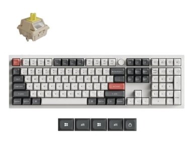 KEYBOARD WRL Q6 ULTRA/WHITE Q6U-P4 KEYCHRON