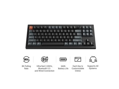 KEYBOARD WRL V3 ULTRA/BLACK V3U-D3 KEYCHRON