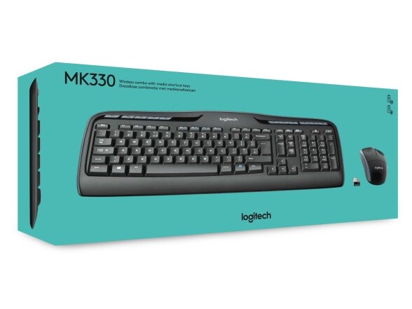 KEYBOARD +MOUSE COMBO MK330/ENG 920-003989 LOGITECH 4