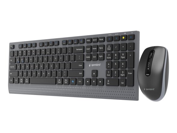 KEYBOARD +MOUSE WRL ENG/BK KBS-WPS-02 GEMBIRD 3