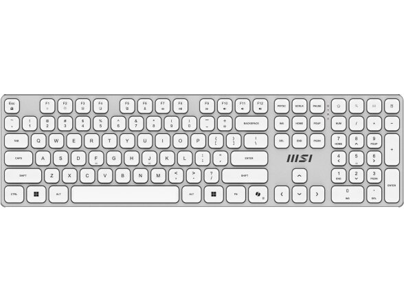 KEYBOARD +MOUSE/FORGE K210 W COMBO WHITE MSI KEYBOARD +MOUSE/FORGE K210 W COMBO WHITE MSI