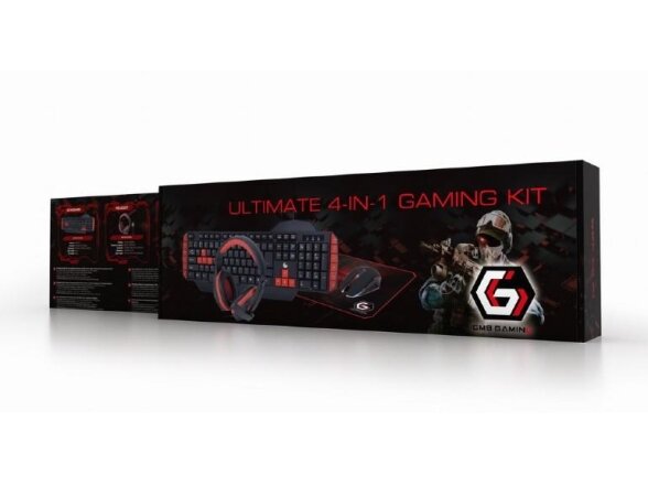 KEYBOARD USB GAMING KIT ENG/ULTIMATE GGS-UMG4-02 GEMBIRD 5