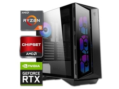 Kompiuteris Gamer PRO-Extreme | AMD Ryzen 9 9950X, 64GB DDR5, 4TB SSD, RTX 5080 16GB