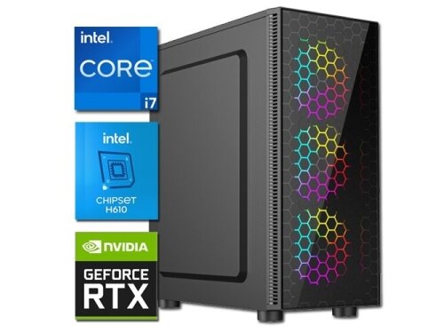 Kompiuteris PRO-Gamer | Intel Core I7 14700f, 32GB DDR4, 1TB SSD, RTX 5070 12GB