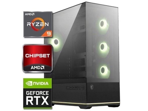 Kompiuteris Gamer Extreme | AMD Ryzen 9 7900X, 32GB DDR5, 2TB SSD, RX9070XT 16GB