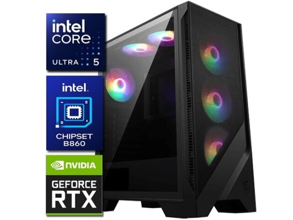 Kompiuteris Gamer Extreme | Intel Core Ultra U5-245KF, 32GB DDR5, 2TB SSD, RTX 5060Ti 16GB