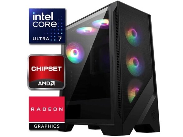 Kompiuteris Gamer Extreme | Intel Core Ultra U7-265KF, 32GB DDR5, 2TB SSD, RX 9070XT 16GB