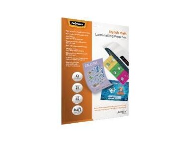 LAMINATING POUCH A4/25PCS 5602101 FELLOWES