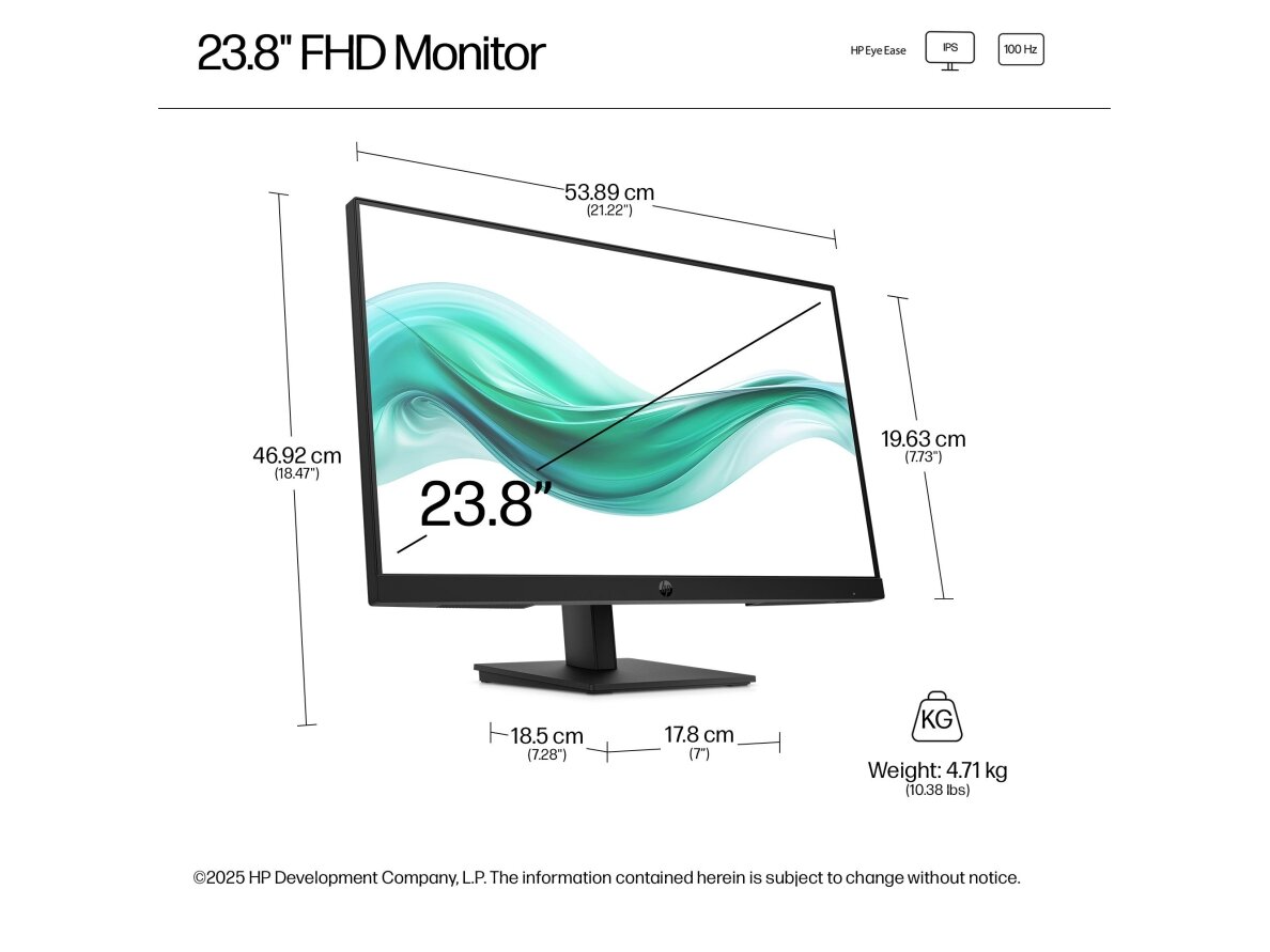 LCD Monitor|HP|23.8 "|1920 x 1080 pixels|Full HD|Native aspect ratio 16:9|LCD|Flat|B0BU9UT 5 LCD Monitor|HP|23.8 "|1920 x 1080 pixels|Full HD|Native aspect ratio 16:9|LCD|Flat|B0BU9UT 5