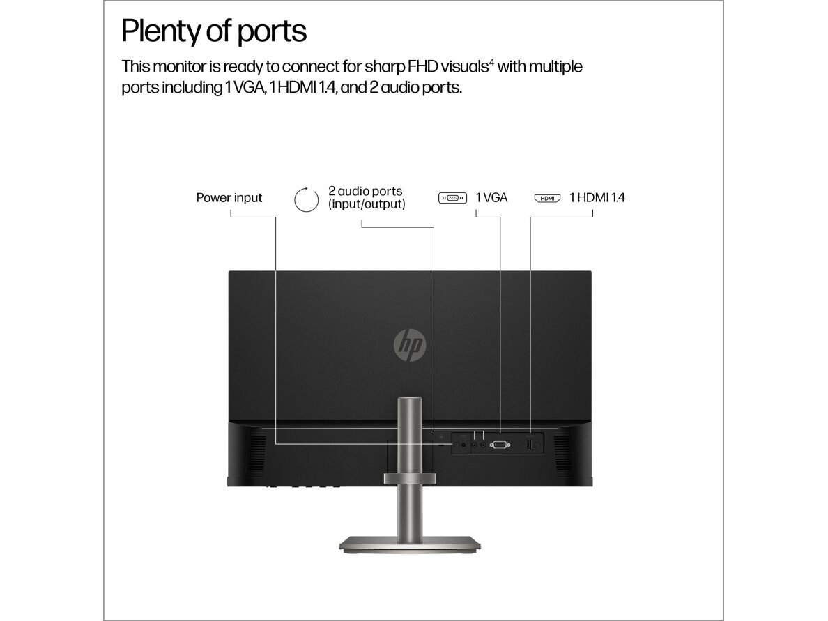 LCD Monitor|HP|23.8 "|1920 x 1080 pixels|Full HD|Native aspect ratio 16:9|LCD|Flat|B11W5AT 3 LCD Monitor|HP|23.8 "|1920 x 1080 pixels|Full HD|Native aspect ratio 16:9|LCD|Flat|B11W5AT 3