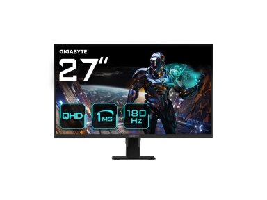 LCD Monitor|GIGABYTE|GS27QA EU|27"|Gaming|Panel IPS|2560x1440|16:9|180 ??|1 ms|Colour Black|GS27QAEU