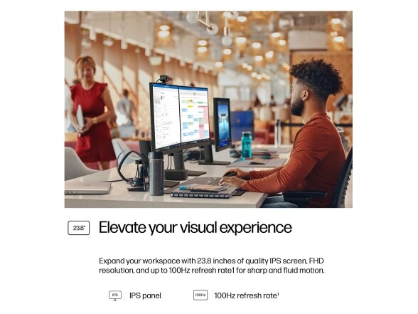 LCD Monitor|HP|23.8 "|1920 x 1080 pixels|Full HD|Native aspect ratio 16:9|LCD|Flat|B0BU9UT 8 LCD Monitor|HP|23.8 "|1920 x 1080 pixels|Full HD|Native aspect ratio 16:9|LCD|Flat|B0BU9UT 8