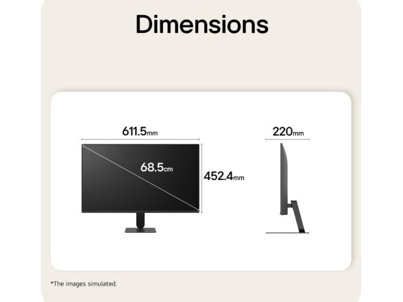 LCD Monitor|LG|27 "|1920 x 1080 pixels|Full HD|Native aspect ratio 16:9|LCD|Flat|27U411B-B 8