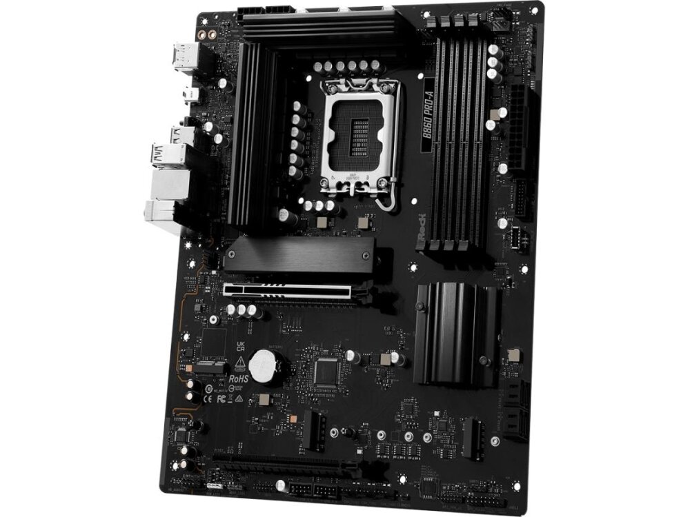 Mainboard|ASROCK|Intel B860 Express|LGA1851|ATX|Memory DDR5|Memory slots 4|1xHDMI|1xDisplayPort|1xAudio-In|1xAudio-Out|1xMicrophone|2xUSB 2.0|6xUSB 3.2|1xUSB-C|1xRJ45|B860PRO-A 2 Mainboard|ASROCK|Intel B860 Express|LGA1851|ATX|Memory DDR5|Memory slots 4|1xHDMI|1xDisplayPort|1xAudio-In|1xAudio-Out|1xMicrophone|2xUSB 2.0|6xUSB 3.2|1xUSB-C|1xRJ45|B860PRO-A 2