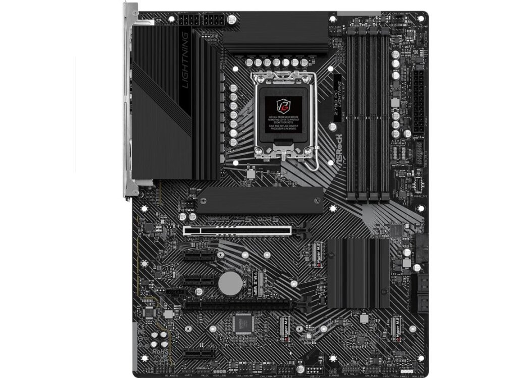 Mainboard|ASROCK|Intel Z790|LGA1700|ATX|Memory DDR5|Memory slots 4|3xPCI-Express 3.0 1x|1xPCI-Express 4.0 16x|1xPCI-Express 5.0 16x|4xM.2|1xHDMI|1xAudio-In|1xAudio-Out|1xMicrophone|1xUSB 2.0|6xUSB 3.2|1xUSB-C|1xRJ45|Z790PGLIGHTNING 1 Mainboard|ASROCK|Intel Z790|LGA1700|ATX|Memory DDR5|Memory slots 4|3xPCI-Express 3.0 1x|1xPCI-Express 4.0 16x|1xPCI-Express 5.0 16x|4xM.2|1xHDMI|1xAudio-In|1xAudio-Out|1xMicrophone|1xUSB 2.0|6xUSB 3.2|1xUSB-C|1xRJ45|Z790PGLIGHTNING 1