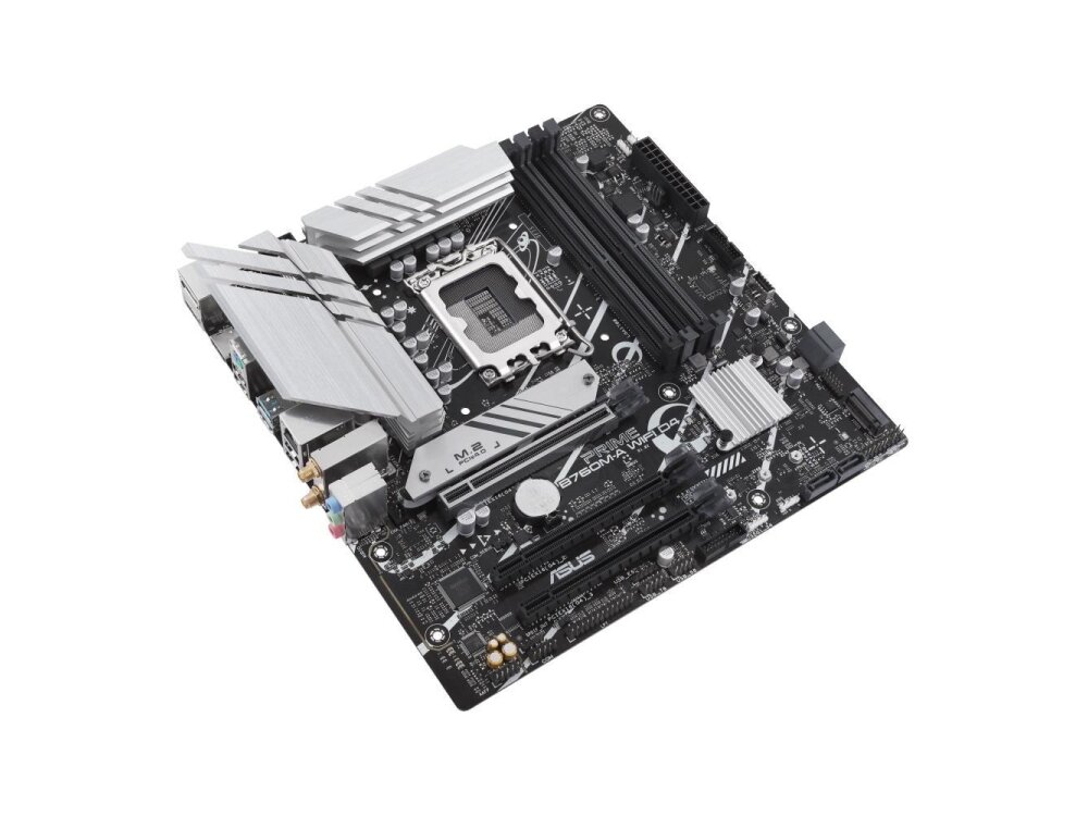 Mainboard|ASUS|Intel B760 Express|LGA1700|Micro-ATX|Memory DDR4|Memory slots 4|3xPCI-Express 4.0 16x|2xM.2|2xHDMI|1xDisplayPort|4xUSB 2.0|2xUSB 3.2|1xPS/2|1xRJ45|3xAudio port|PRIMEB760M-AWIFID4 2 Mainboard|ASUS|Intel B760 Express|LGA1700|Micro-ATX|Memory DDR4|Memory slots 4|3xPCI-Express 4.0 16x|2xM.2|2xHDMI|1xDisplayPort|4xUSB 2.0|2xUSB 3.2|1xPS/2|1xRJ45|3xAudio port|PRIMEB760M-AWIFID4 2