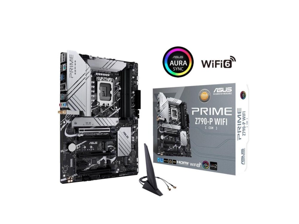 Mainboard|ASUS|Intel Z790|LGA1700|ATX|Memory DDR5|Memory slots 4|1xPCI-Express 3.0 1x|3xPCI-Express 4.0 16x|1xPCI-Express 5.0 16x|3xM.2|1xHDMI|1xDisplayPort|4xUSB 2.0|3xUSB 3.2|1xUSB-C|1xPS/2|1xRJ45|3xAudio port|PRIMEZ790-PWIFI Mainboard|ASUS|Intel Z790|LGA1700|ATX|Memory DDR5|Memory slots 4|1xPCI-Express 3.0 1x|3xPCI-Express 4.0 16x|1xPCI-Express 5.0 16x|3xM.2|1xHDMI|1xDisplayPort|4xUSB 2.0|3xUSB 3.2|1xUSB-C|1xPS/2|1xRJ45|3xAudio port|PRIMEZ790-PWIFI