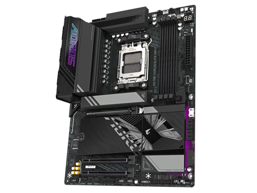Mainboard|GIGABYTE|AMD X870E|SAM5|ATX|Memory DDR5|Memory slots 4|1xPCI-Express 3.0 4x|1xPCI-Express 4.0 4x	|1xPCI-Express 5.0 16x|4xM.2|1xHDMI|4xUSB 2.0|6xUSB 3.2|2xUSB-C|1xOptical S/PDIF|1xRJ45|2xAudio port|X870EAELITEWIFI71.2 3