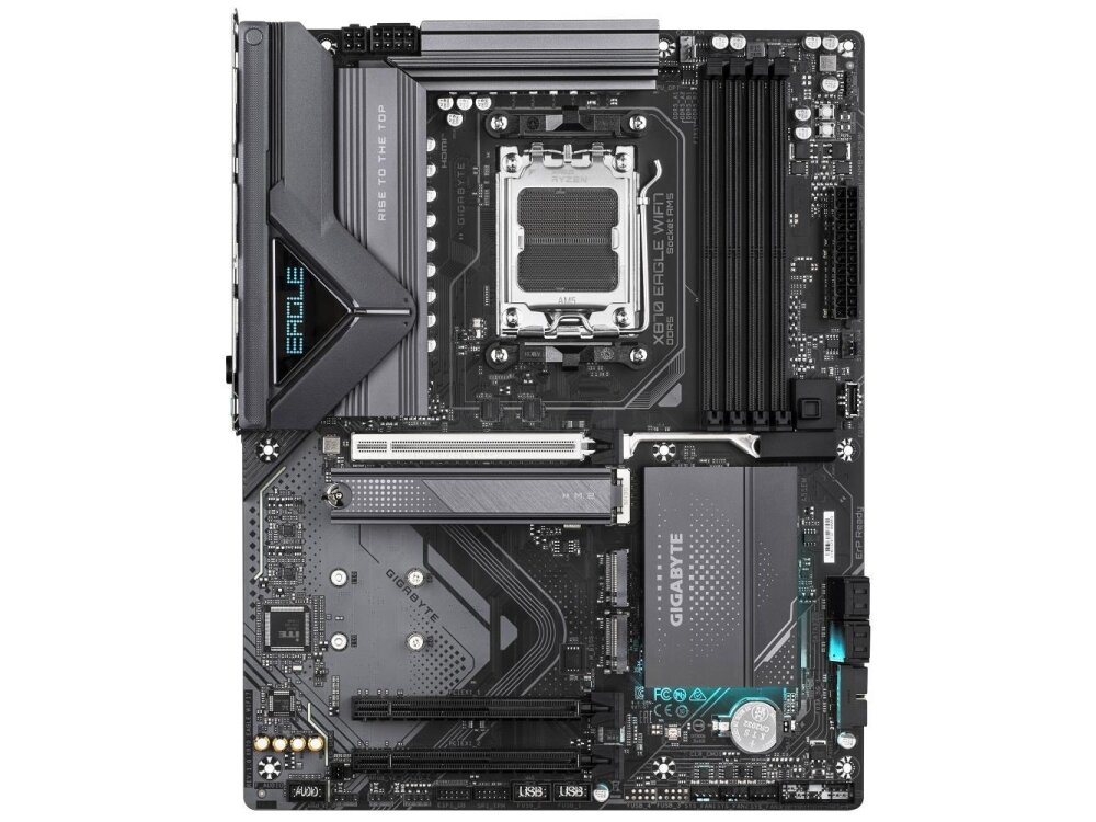 Mainboard|GIGABYTE|AMD X870|SAM5|ATX|Memory DDR5|Memory slots 4|2xPCI-Express 3.0 1x|1xPCI-Express 5.0 16x|3xM.2|1xHDMI|4xUSB 2.0|4xUSB 3.2|2xUSB-C|1xRJ45|3xAudio port|X870EAGLEWIFI71.1 1