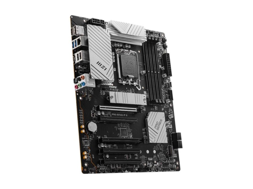 Mainboard|MSI|Intel B760 Express|LGA1700|Memory DDR5|Memory slots 4|5xPCI-Express 5.0 16x|2xM.2|1xHDMI|1xDisplayPort|2xUSB 2.0|2xUSB 3.2|1xUSB-C|1xOptical S/PDIF|1xRJ45|5xAudio port|PROB760-PII 2