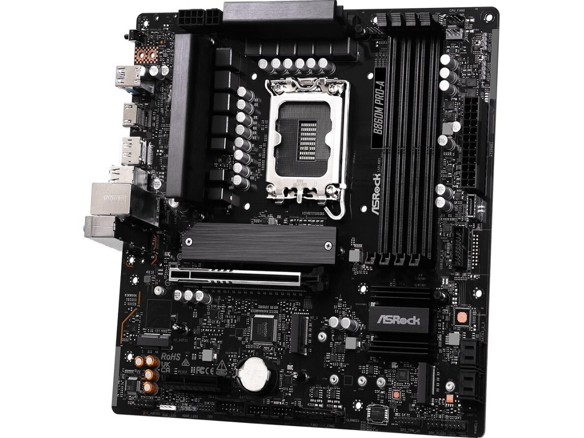 Mainboard|ASROCK|Intel B860|LGA 1851 (Socket V1)|micro ATX|RAM DDR5-SDRAM|4xSlots|3xNumber of M.2 (M) slots|B860MPRO-A 4 Mainboard|ASROCK|Intel B860|LGA 1851 (Socket V1)|micro ATX|RAM DDR5-SDRAM|4xSlots|3xNumber of M.2 (M) slots|B860MPRO-A 4