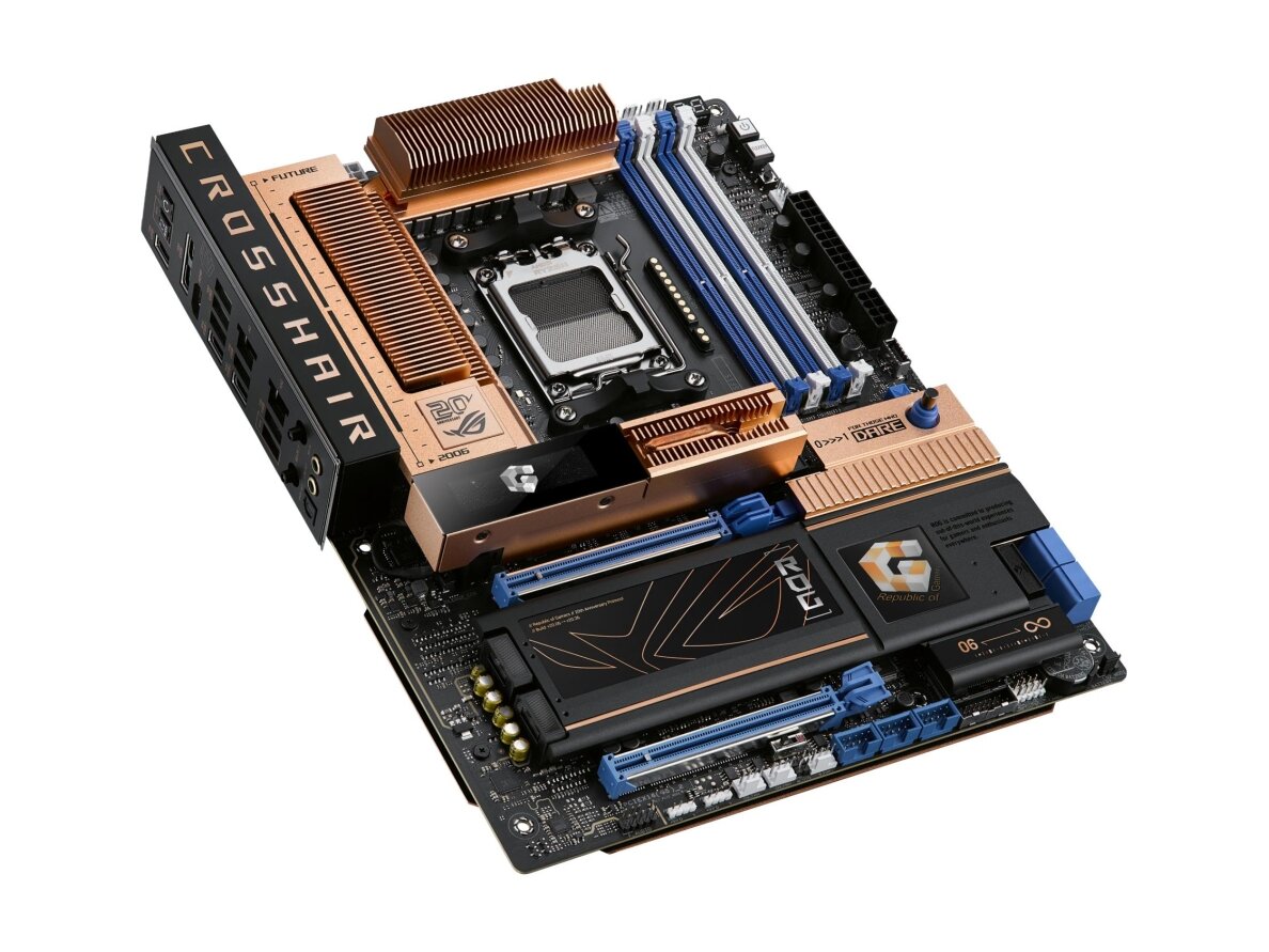 Mainboard|ASUS|AMD X870E|Socket AM5|ATX|RAM DDR5-SDRAM|4xSlots|Wi-Fi Yes|Bluetooth Yes|5xNumber of M.2 (M) slots|ROGCROSSHAIR2006 6