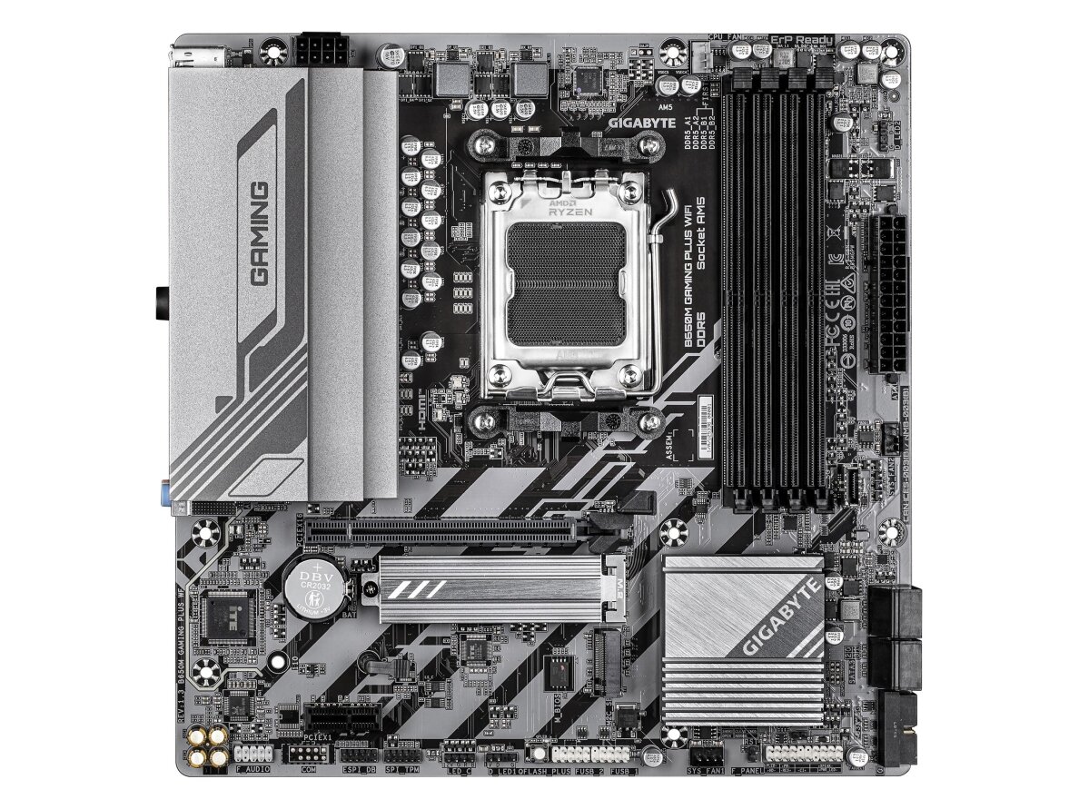 Mainboard|GIGABYTE|AMD B650|SAM5|Micro-ATX|Memory DDR5|Memory slots 4|B650MGAMINGPLUSWF1.3 1