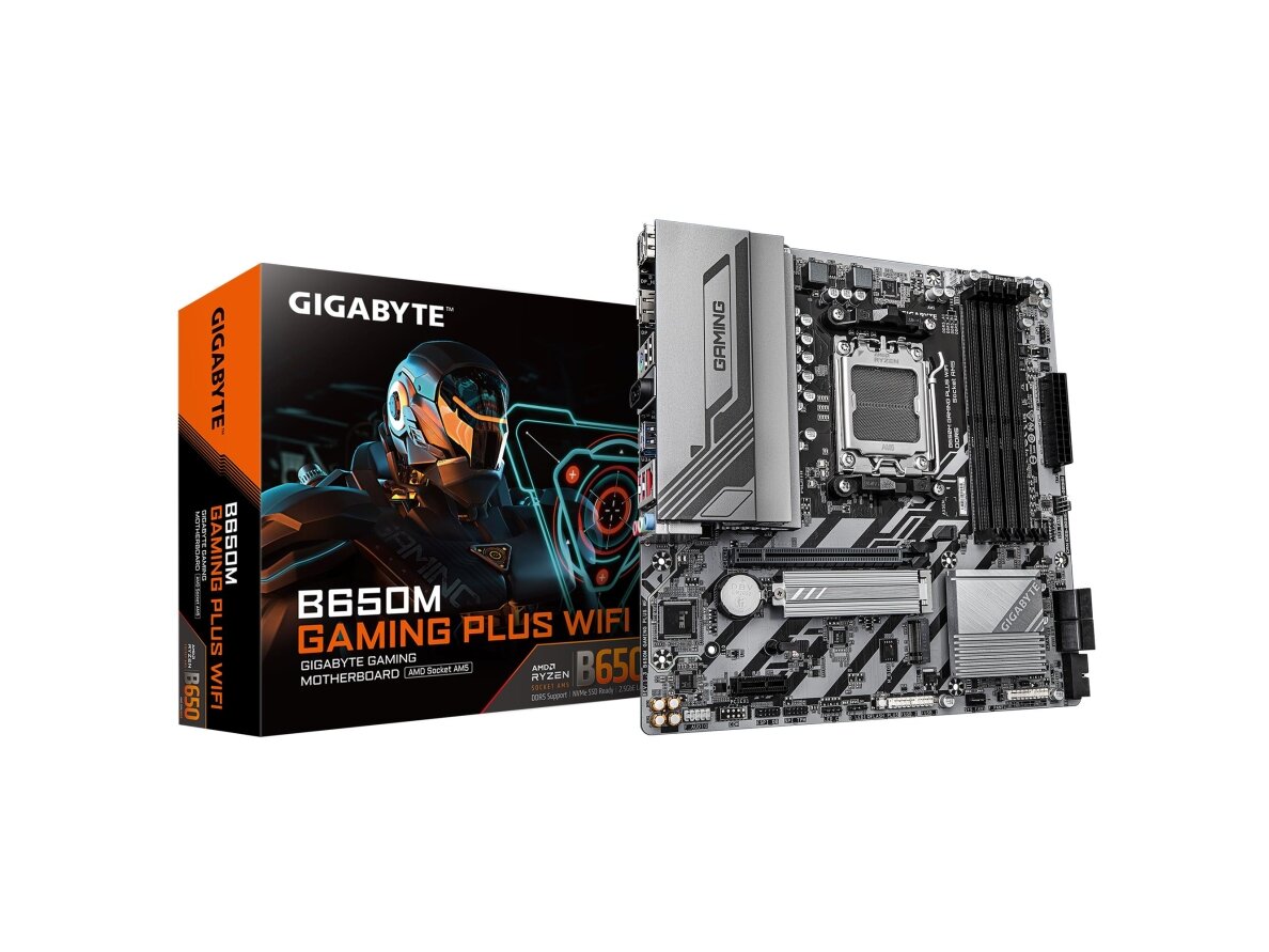 Mainboard|GIGABYTE|AMD B650|SAM5|Micro-ATX|Memory DDR5|Memory slots 4|B650MGAMINGPLUSWF1.3