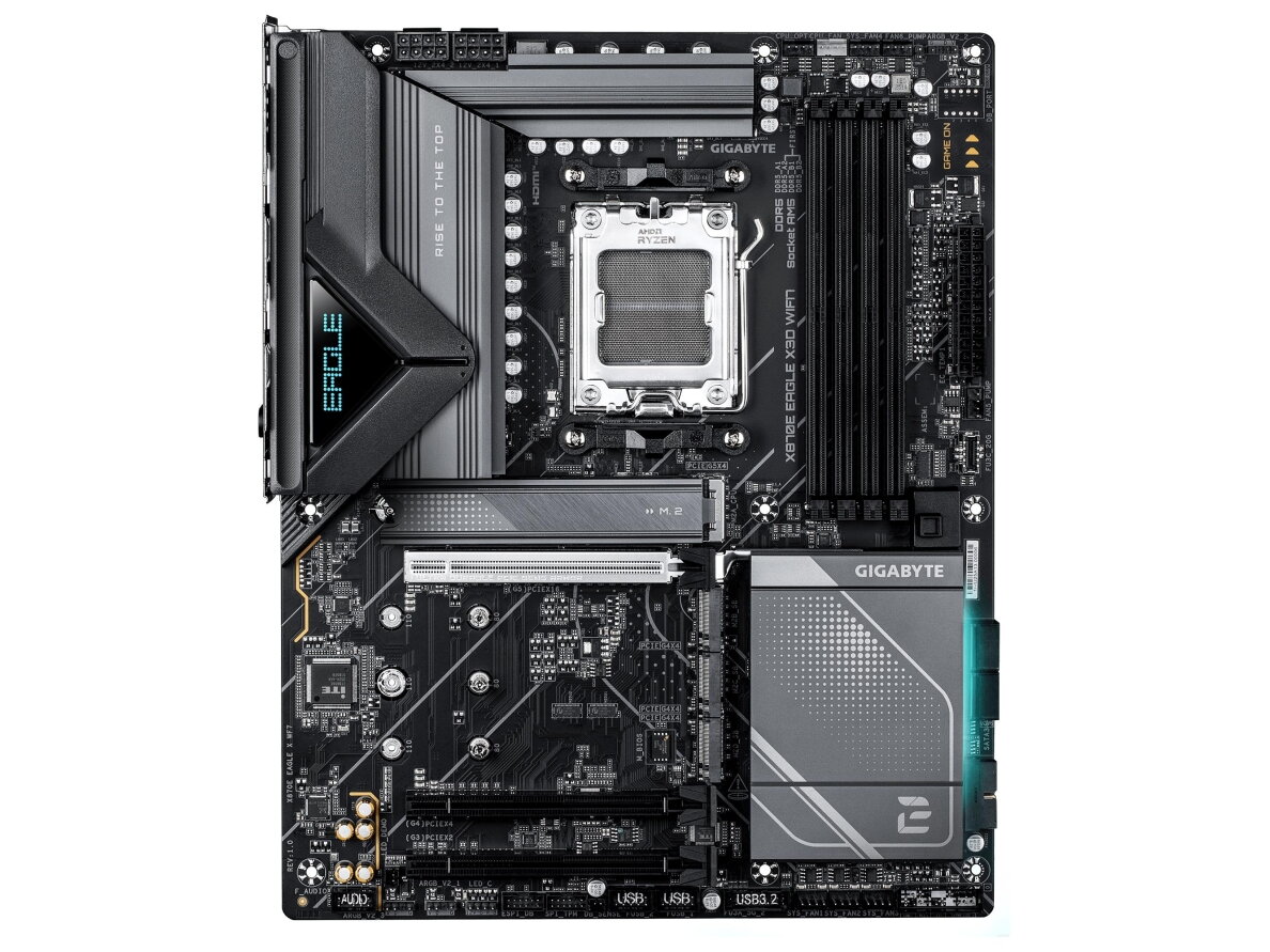 Mainboard|GIGABYTE|AMD X870E|Socket AM5|ATX|RAM DDR5-SDRAM|4xSlots|Wi-Fi Yes|Bluetooth Yes|4xNumber of M.2 (M) slots|X870EEAGLEXWF7 1 Mainboard|GIGABYTE|AMD X870E|Socket AM5|ATX|RAM DDR5-SDRAM|4xSlots|Wi-Fi Yes|Bluetooth Yes|4xNumber of M.2 (M) slots|X870EEAGLEXWF7 1