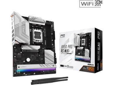 Mainboard|ASROCK|AMD B850|SAM5|ATX|Memory DDR5|Memory slots 4|1xPCI-Express 4.0 16x|1xPCI-Express 5.0 16x|1xM.2|1xHDMI|1xAudio-In|1xAudio-Out|1xMicrophone|6xUSB 2.0|4xUSB 3.2|2xUSB-C|1xRJ45|B850PRORSWIFI