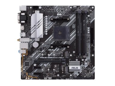 Mainboard|ASUS|AMD B550|SAM4|MicroATX|Memory DDR4|Memory slots 4|2xPCI-Express 3.0 1x|1xPCI-Express 4.0 16x|2xM.2|1x15pin D-sub|1xDVI-D|1xHDMI|2xAudio-In|1xAudio-Out|6xUSB 3.2|1xPS/2|1xRJ45|PRIMEB550M-AWIFIII