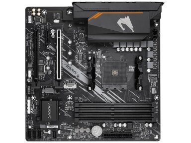 Mainboard|GIGABYTE|AMD B550|SAM4|Micro-ATX|Memory DDR4|Memory slots 4|1xPCI-Express 3.0 1x|1xPCI-Express 3.0 4x|1xPCI-Express 4.0 16x|2xM.2|1xDVI-D|1xHDMI|2xAudio-In|1xAudio-Out|4xUSB 2.0|4xUSB 3.2|1xPS/2|1xRJ45|B550MAORUSELITE1.3