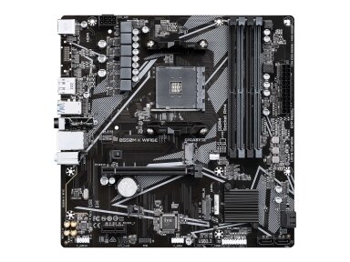 Mainboard|GIGABYTE|AMD B550|Socket AM4|micro ATX|RAM DDR4-SDRAM|4xSlots|Wi-Fi Yes|Bluetooth Yes|2xNumber of M.2 (M) slots|GIGABYTE B550M K WIFI6E|B550MKWF6E