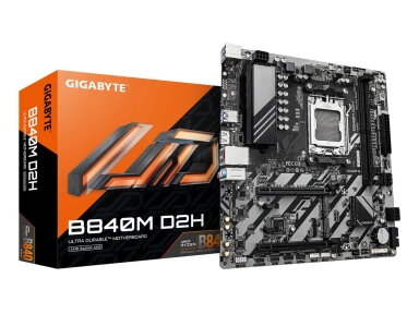 Mainboard|GIGABYTE|AMD B840|Socket AM5|micro ATX|RAM DDR5-SDRAM|2xSlots|2xNumber of M.2 (M) slots|B840M D2H (Rev. 1.1)|B840MD2H1.1