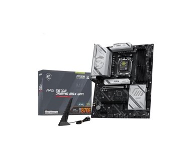 Mainboard|MSI|AMD X870E|Socket AM5|ATX|RAM DDR5-SDRAM|4xSlots|Wi-Fi Yes|Bluetooth Yes|3xNumber of M.2 (M) slots|MAGX870EGAMINGMAXWIFI