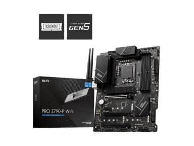 Mainboard|MSI|Intel Z790|LGA1700|ATX|Memory DDR5|Memory slots 4|1xPCI-Express 1x|3xPCI-Express 16x|4xM.2|1xHDMI|1xDisplayPort|4xUSB 2.0|3xUSB 3.2|1xUSB-C|1xPS/2|6xAudio port|PROZ790-PWIFI