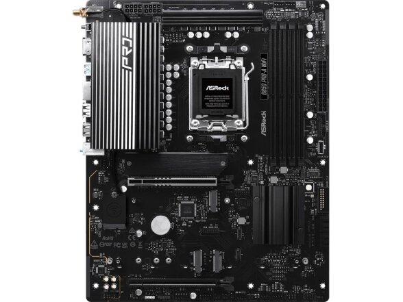 Mainboard|ASROCK|AMD B850|SAM5|ATX|Memory DDR5|Memory slots 4|1xPCI-Express 4.0 16x|1xPCI-Express 5.0 16x|1xM.2|1xHDMI|1xAudio-In|1xAudio-Out|1xMicrophone|6xUSB 2.0|4xUSB 3.2|1xUSB-C|1xRJ45|B850PRO-AWIFI 1 Mainboard|ASROCK|AMD B850|SAM5|ATX|Memory DDR5|Memory slots 4|1xPCI-Express 4.0 16x|1xPCI-Express 5.0 16x|1xM.2|1xHDMI|1xAudio-In|1xAudio-Out|1xMicrophone|6xUSB 2.0|4xUSB 3.2|1xUSB-C|1xRJ45|B850PRO-AWIFI 1