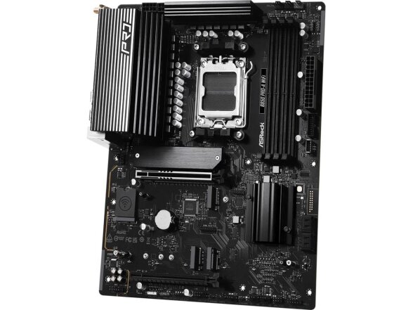 Mainboard|ASROCK|AMD B850|SAM5|ATX|Memory DDR5|Memory slots 4|1xPCI-Express 4.0 16x|1xPCI-Express 5.0 16x|1xM.2|1xHDMI|1xAudio-In|1xAudio-Out|1xMicrophone|6xUSB 2.0|4xUSB 3.2|1xUSB-C|1xRJ45|B850PRO-AWIFI 4