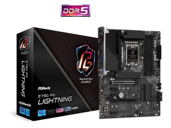 Mainboard|ASROCK|Intel Z790|LGA1700|ATX|Memory DDR5|Memory slots 4|3xPCI-Express 3.0 1x|1xPCI-Express 4.0 16x|1xPCI-Express 5.0 16x|4xM.2|1xHDMI|1xAudio-In|1xAudio-Out|1xMicrophone|1xUSB 2.0|6xUSB 3.2|1xUSB-C|1xRJ45|Z790PGLIGHTNING