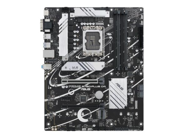 Mainboard|ASUS|Intel B760 Express|LGA1700|ATX|Memory DDR4|Memory slots 4|2xPCI-Express 3.0 1x|1xPCI-Express 4.0 16x|1xPCI-Express 5.0 16x|3xM.2|1x15pin D-sub|1xHDMI|1xDisplayPort|2xUSB 2.0|3xUSB 3.2|1xUSB-C|1xRJ45|3xAudio port|PRIMEB760-PLUSD4 1 Mainboard|ASUS|Intel B760 Express|LGA1700|ATX|Memory DDR4|Memory slots 4|2xPCI-Express 3.0 1x|1xPCI-Express 4.0 16x|1xPCI-Express 5.0 16x|3xM.2|1x15pin D-sub|1xHDMI|1xDisplayPort|2xUSB 2.0|3xUSB 3.2|1xUSB-C|1xRJ45|3xAudio port|PRIMEB760-PLUSD4 1