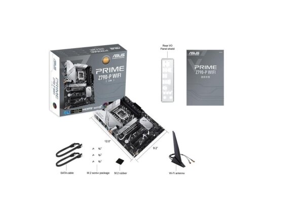 Mainboard|ASUS|Intel Z790|LGA1700|ATX|Memory DDR5|Memory slots 4|1xPCI-Express 3.0 1x|3xPCI-Express 4.0 16x|1xPCI-Express 5.0 16x|3xM.2|1xHDMI|1xDisplayPort|4xUSB 2.0|3xUSB 3.2|1xUSB-C|1xPS/2|1xRJ45|3xAudio port|PRIMEZ790-PWIFI 1