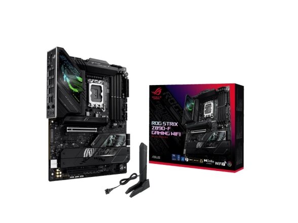 Mainboard|ASUS|Intel Z890|LGA1851|ATX|Memory DDR5|Memory slots 4|1xPCI-Express 4.0 16x|1xPCI-Express 5.0 16x|5xM.2|1xHDMI|1xDisplayPort|1xAudio-In|1xAudio-Out|2xUSB 2.0|4xUSB 3.0|4xUSB 3.1|2xUSB-C|2xUSB-C w/Thunderbolt|1xOptical S/PDIF|1xRJ45|ROGSTRIXZ890 1 Mainboard|ASUS|Intel Z890|LGA1851|ATX|Memory DDR5|Memory slots 4|1xPCI-Express 4.0 16x|1xPCI-Express 5.0 16x|5xM.2|1xHDMI|1xDisplayPort|1xAudio-In|1xAudio-Out|2xUSB 2.0|4xUSB 3.0|4xUSB 3.1|2xUSB-C|2xUSB-C w/Thunderbolt|1xOptical S/PDIF|1xRJ45|ROGSTRIXZ890 1