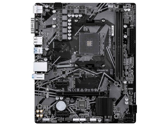 Mainboard|GIGABYTE|AMD A520|Socket AM4|micro ATX|RAM DDR4-SDRAM|2xSlots|1xNumber of M.2 (M) slots|A520MS2HP1.0 1
