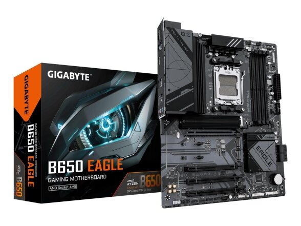 Mainboard|GIGABYTE|AMD B650|SAM5|ATX|Memory DDR5|Memory slots 4|B650EAGLE1.2 Mainboard|GIGABYTE|AMD B650|SAM5|ATX|Memory DDR5|Memory slots 4|B650EAGLE1.2