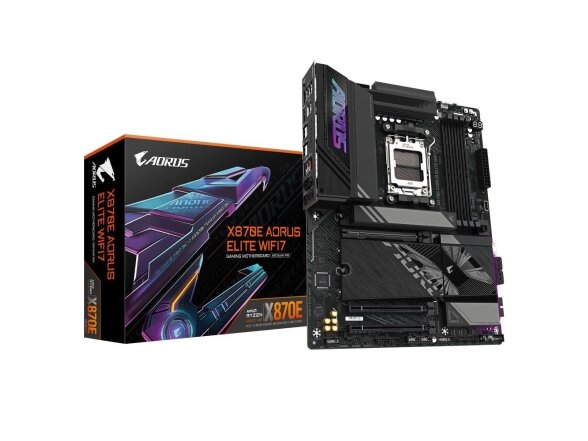Mainboard|GIGABYTE|AMD X870E|SAM5|ATX|Memory DDR5|Memory slots 4|1xPCI-Express 3.0 4x|1xPCI-Express 4.0 4x |1xPCI-Express 5.0 16x|4xM.2|1xHDMI|4xUSB 2.0|6xUSB 3.2|2xUSB-C|1xOptical S/PDIF|1xRJ45|2xAudio port|X870EAELITEWIFI71.2 Mainboard|GIGABYTE|AMD X870E|SAM5|ATX|Memory DDR5|Memory slots 4|1xPCI-Express 3.0 4x|1xPCI-Express 4.0 4x |1xPCI-Express 5.0 16x|4xM.2|1xHDMI|4xUSB 2.0|6xUSB 3.2|2xUSB-C|1xOptical S/PDIF|1xRJ45|2xAudio port|X870EAELITEWIFI71.2