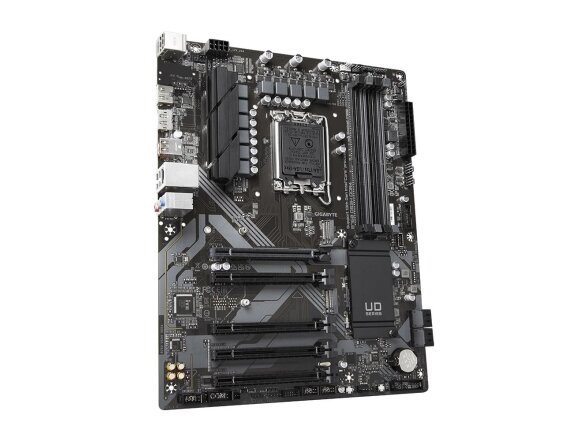 Mainboard|GIGABYTE|Intel B760 Express|LGA1700|ATX|Memory DDR4|Memory slots 4|4xPCI-Express 3.0 1x|1xPCI-Express 4.0 16x|2xM.2|1xHDMI|1xDisplayPort|4xUSB 2.0|1xUSB 3.2|1xUSB-C|1xPS/2|1xRJ45|3xAudio port|B760DS3HDDR4 2