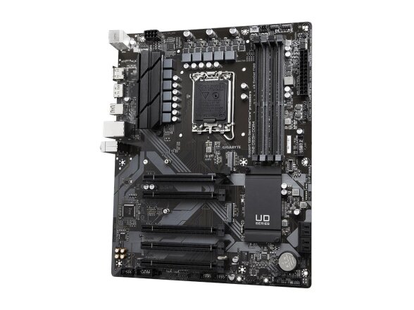 Mainboard|GIGABYTE|Intel B760 Express|LGA1700|ATX|Memory DDR4|Memory slots 4|4xPCI-Express 3.0 1x|1xPCI-Express 4.0 16x|2xM.2|1xHDMI|1xDisplayPort|4xUSB 2.0|1xUSB 3.2|1xUSB-C|1xPS/2|1xRJ45|3xAudio port|B760DS3HDDR4 3