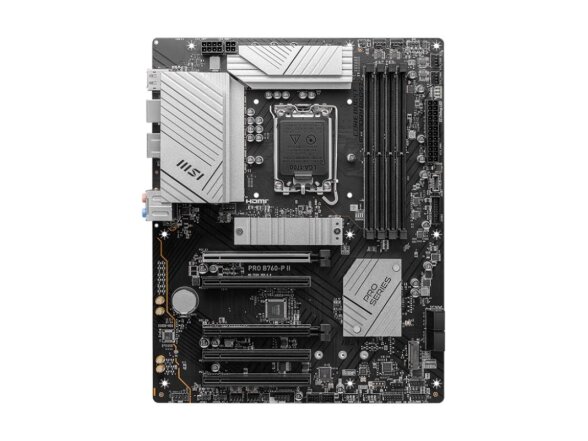 Mainboard|MSI|Intel B760 Express|LGA1700|Memory DDR5|Memory slots 4|5xPCI-Express 5.0 16x|2xM.2|1xHDMI|1xDisplayPort|2xUSB 2.0|2xUSB 3.2|1xUSB-C|1xOptical S/PDIF|1xRJ45|5xAudio port|PROB760-PII