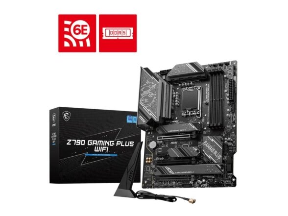 Mainboard|MSI|Intel Z790|LGA1700|ATX|Memory DDR5|Memory slots 4|1xPCI-Express 1x|3xPCI-Express 16x|4xM.2|1xHDMI|1xDisplayPort|4xUSB 2.0|3xUSB 3.2|1xUSB-C|1xPS/2|6xAudio port|Z790GAMINGPLUSWIFI