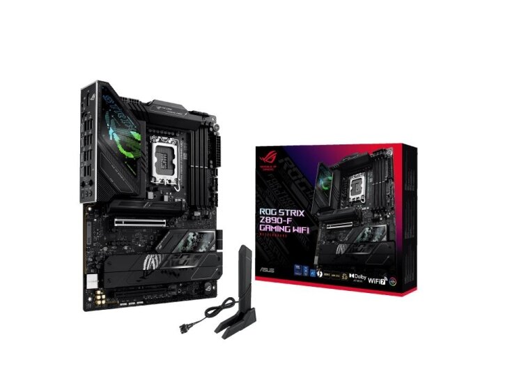 Mainboard|ASUS|Intel Z890|LGA1851|ATX|Memory DDR5|Memory slots 4|1xPCI-Express 4.0 16x|1xPCI-Express 5.0 16x|5xM.2|1xHDMI|1xDisplayPort|1xAudio-In|1xAudio-Out|2xUSB 2.0|4xUSB 3.0|4xUSB 3.1|2xUSB-C|2xUSB-C w/Thunderbolt|1xOptical S/PDIF|1xRJ45|ROGSTRIXZ890 1 Mainboard|ASUS|Intel Z890|LGA1851|ATX|Memory DDR5|Memory slots 4|1xPCI-Express 4.0 16x|1xPCI-Express 5.0 16x|5xM.2|1xHDMI|1xDisplayPort|1xAudio-In|1xAudio-Out|2xUSB 2.0|4xUSB 3.0|4xUSB 3.1|2xUSB-C|2xUSB-C w/Thunderbolt|1xOptical S/PDIF|1xRJ45|ROGSTRIXZ890 1